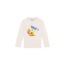 CASPER T-shirt long sleeves ECRU MELANGE