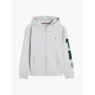 Tommy Hilfiger BRAND LOVE FZ HOODIE, P09 Grey Heather