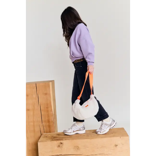lys sweater square cosy /000682 - purple ash