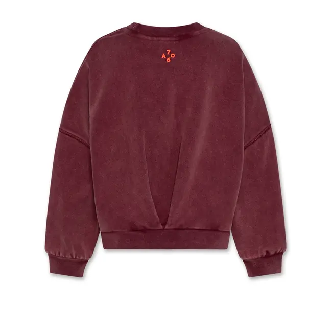 lys sweater square /000680 - bordeaux