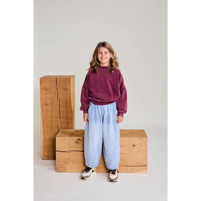 lys sweater square /000680 - bordeaux