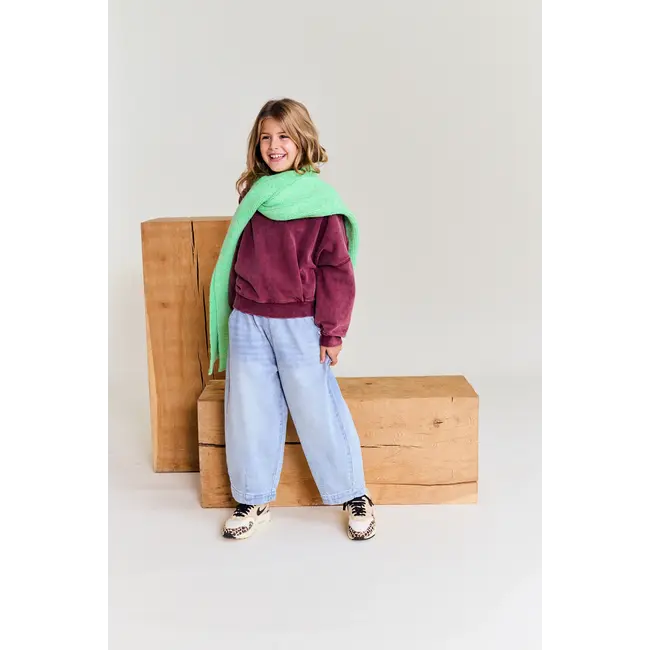 lys sweater square /000680 - bordeaux