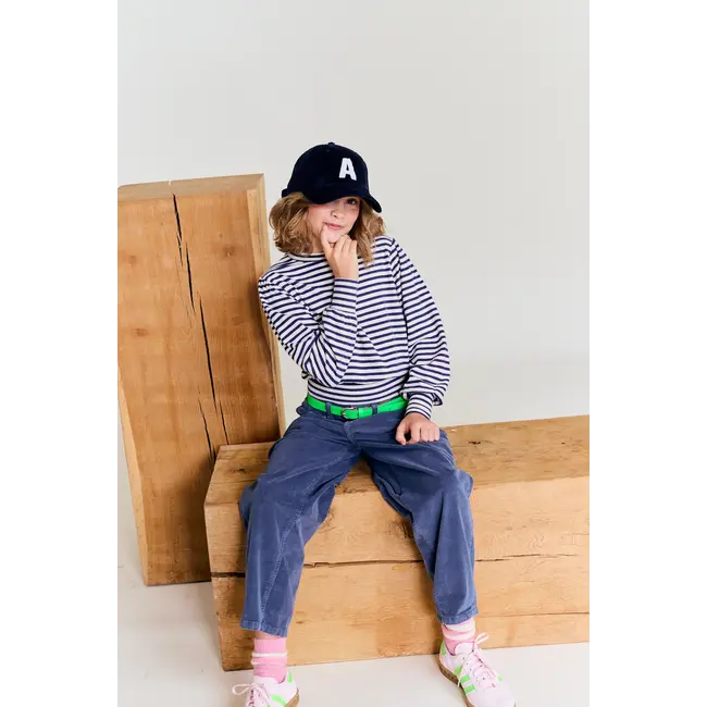 sol t-shirt stripe /000760 - indigo