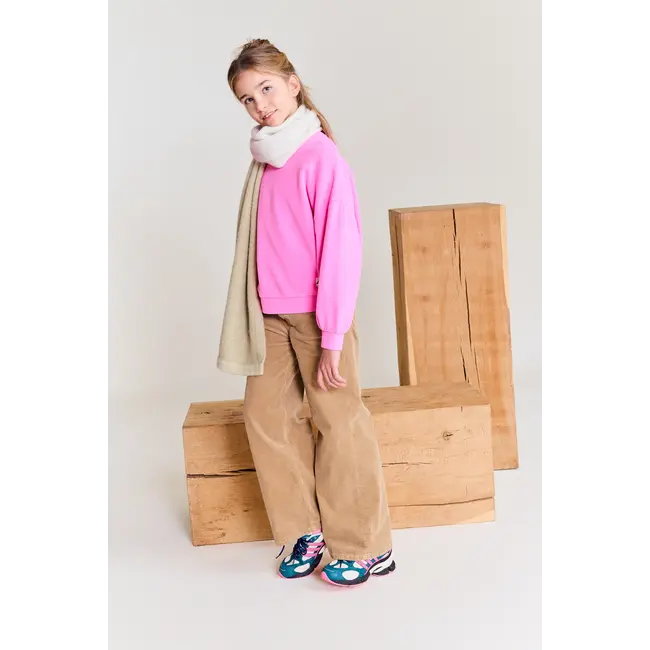 violetta sweater label /000510 - fluo pink