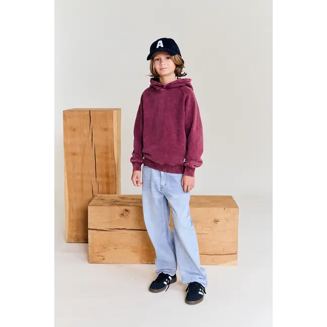 lenny hoodie belgian /000680 - bordeaux