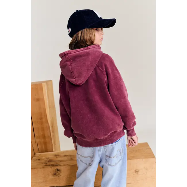 lenny hoodie belgian /000680 - bordeaux
