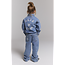 kids woven flowy denim blouse 197 Mid Denim Blue
