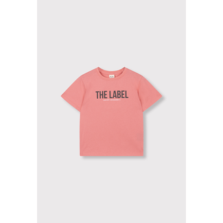 Alix the Label kids knitted The label T-shirt 328 Bright Coral