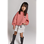 kids knitted cropped sweater 328 Bright Coral