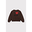 kids knitted batwing sweater 659 Warm Brown