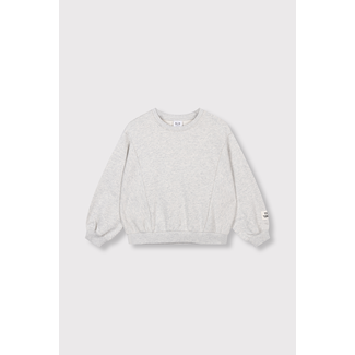 Alix the Label kids knitted batwing sweater 940 Light Grey Melange