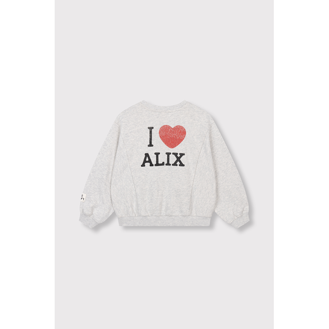 kids knitted batwing sweater 940 Light Grey Melange