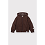kids woven Alix quilted coat 659 Warm Brown