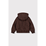 kids woven Alix quilted coat 659 Warm Brown