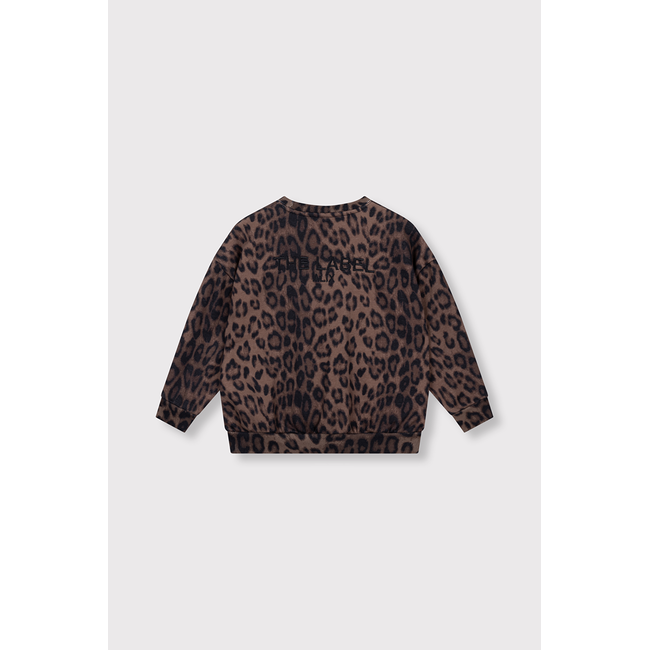 kids knitted leopard sweater 601 Animal