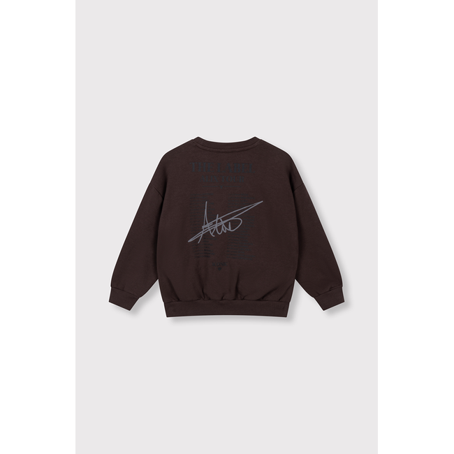 kids knitted world tour sweater 659 Warm Brown