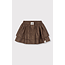 Alix the Label kids knitted shiny skirt 659 Warm Brown
