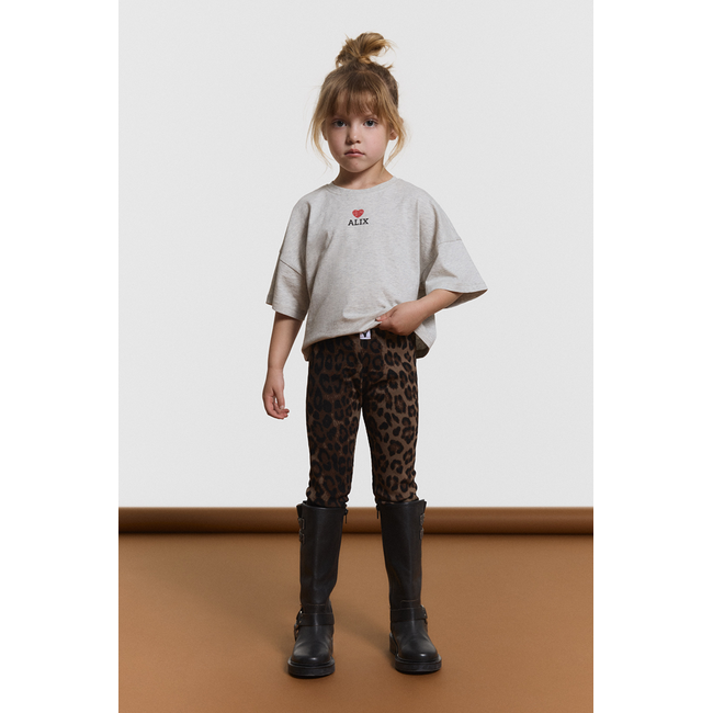 kids knitted tiger legging 601 Animal