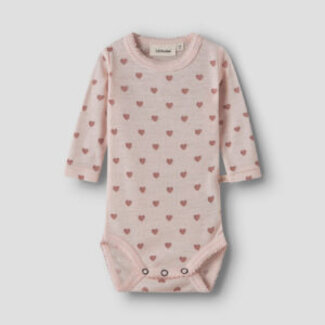 Lil'Atelier NBFNOEL Nia Wool Ls Slim Body Morganite/Heart