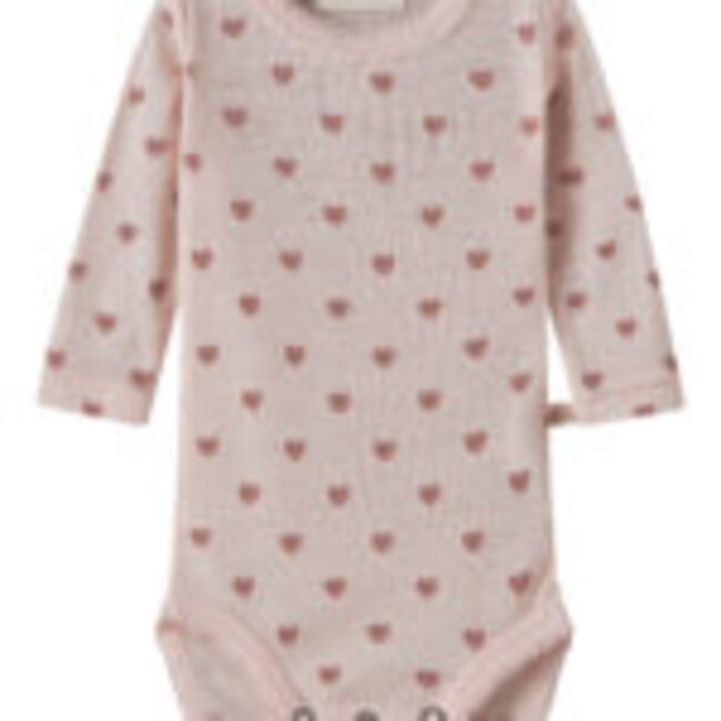 NBFNOEL Nia Wool Ls Slim Body Morganite/Heart