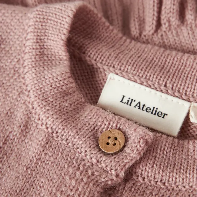NBFNOMO NIA Wool LS KNit Card Fawn
