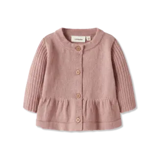 Lil'Atelier NBFNOMO NIA Wool LS KNit Card Fawn