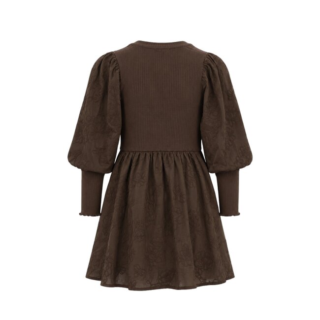 Maddy Flo girls dress 470 Choco