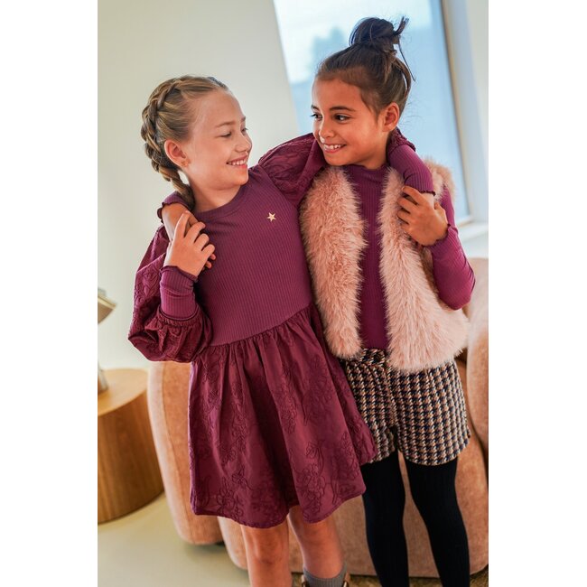 Maddy Flo girls dress 628 Purple mauve