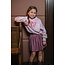 Solly Flo girls plissé glitter skirt 628 Purple mauve