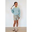 Fendy Flo girls jacquard short 110 Aqua