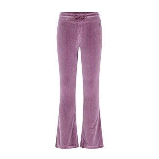 Like Flo Femke Flo girls velvet glitter flared pants 628 Purple mauve