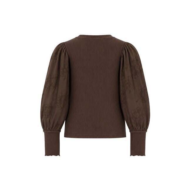 Eloise Flo girls top 470 Choco