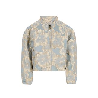 Like Flo Denise Flo girls jacquard cardigan 110 Aqua