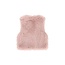 Diam Flo girls faux fur hairy gilet 602 Soft lilac