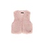 Diam Flo girls faux fur hairy gilet 602 Soft lilac