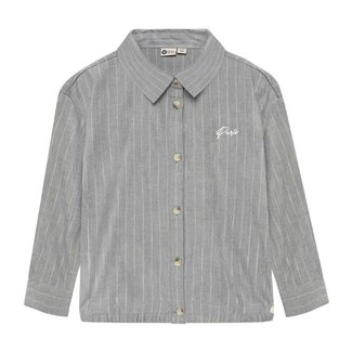 DAILY7 Shirt Longsleeve Pinstripe  Grey 1261 Mid Grey Melange