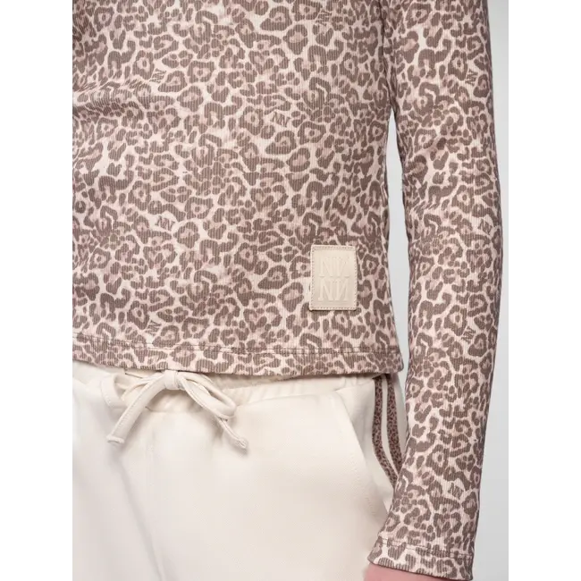 Jip Leo Rib Top 1074 Multi Brown
