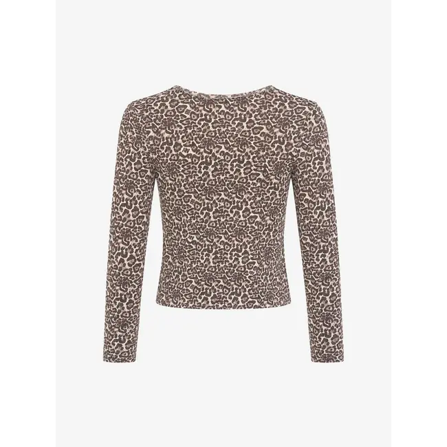Jip Leo Rib Top 1074 Multi Brown