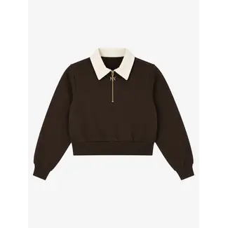 Nik&Nik Jane Sweatshirt 5011 Dark Chocolate