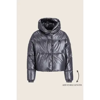 Like Flo Annu Flo young hooded puffer jacket 820 Silver