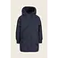 Like Flo Arinda Flo girls midi hooded jacket with zipper at sideseam 190 Navy