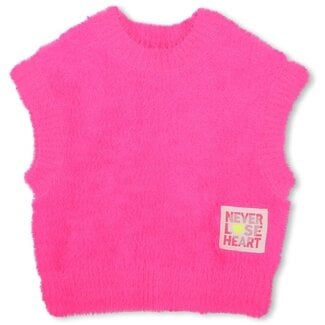 BILLIEBLUSH TRUI MET KORTE MOUWEN 47A ROZE