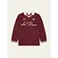 Waffle LS Football Jersey  654 CHOCOLATE TRUFFLE RED