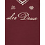 Waffle LS Football Jersey  654 CHOCOLATE TRUFFLE RED