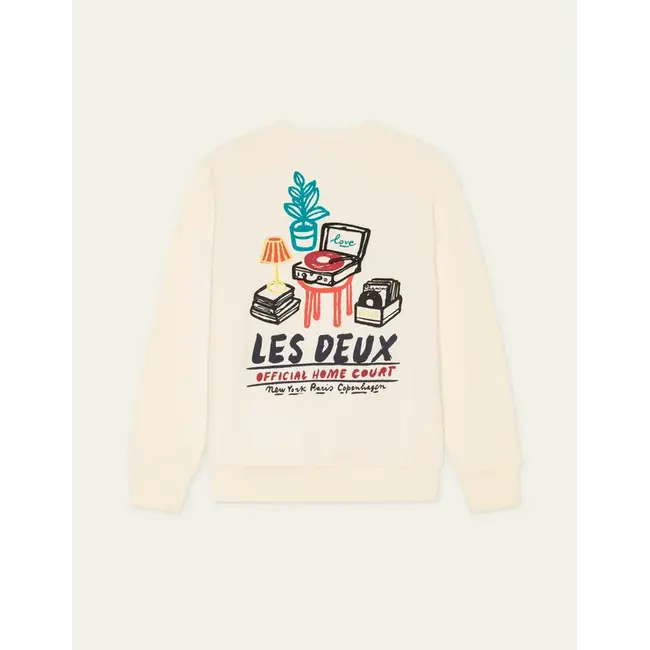 Record Sweatshirt  218 LIGHT IVORY
