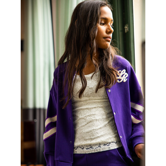 10sixteen Cardigan 732 DARK PURPLE