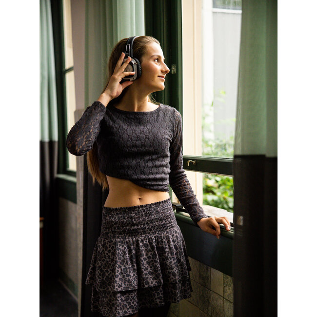 10sixteen Lace Tee 94 Graphite