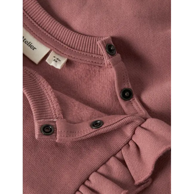 NBFKILANO LS Loose Sweat  Bru Rose