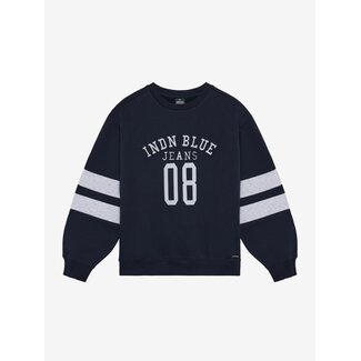 Indian Blue Jeans Loose Fit Sweat College Brush /7845/Deep Navy