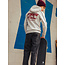 Hoodie Chest and Backprint Grey/1225/Fresh Grey Melange